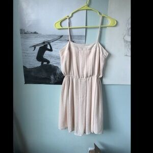 Champagne mini dress